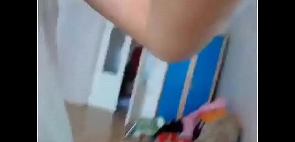  Petite babe doing striptease on camera - more on camvideos.top